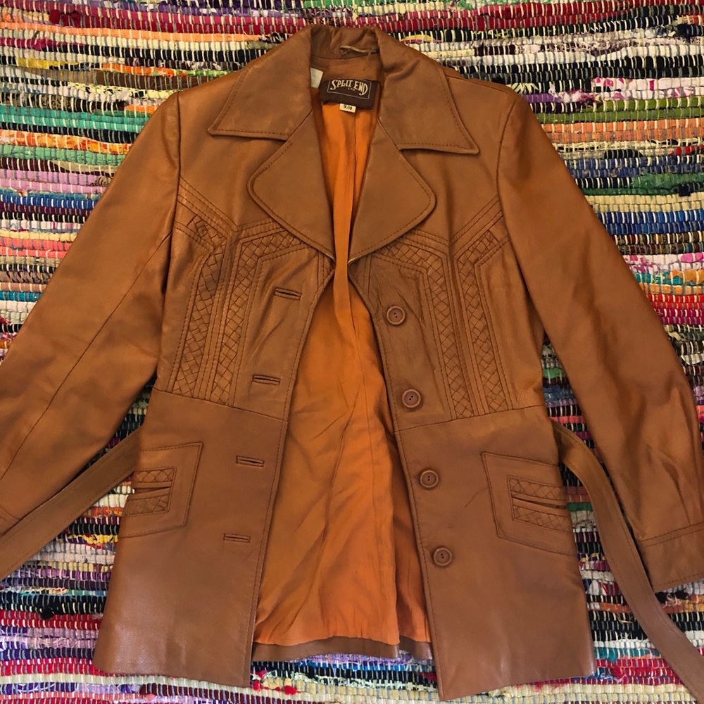 SPLIT END LTD LEATHER JACKET
